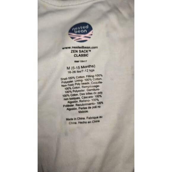 Nested Bean Zen Sack Classic Baby Sleeping Bag Medium 6-15 months - Picture 3 of 3